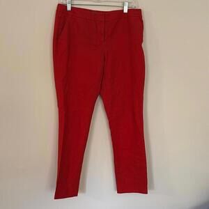 ✅Like New Vince Camuto Cherry Red Chino Pants Office Work Bright Bold